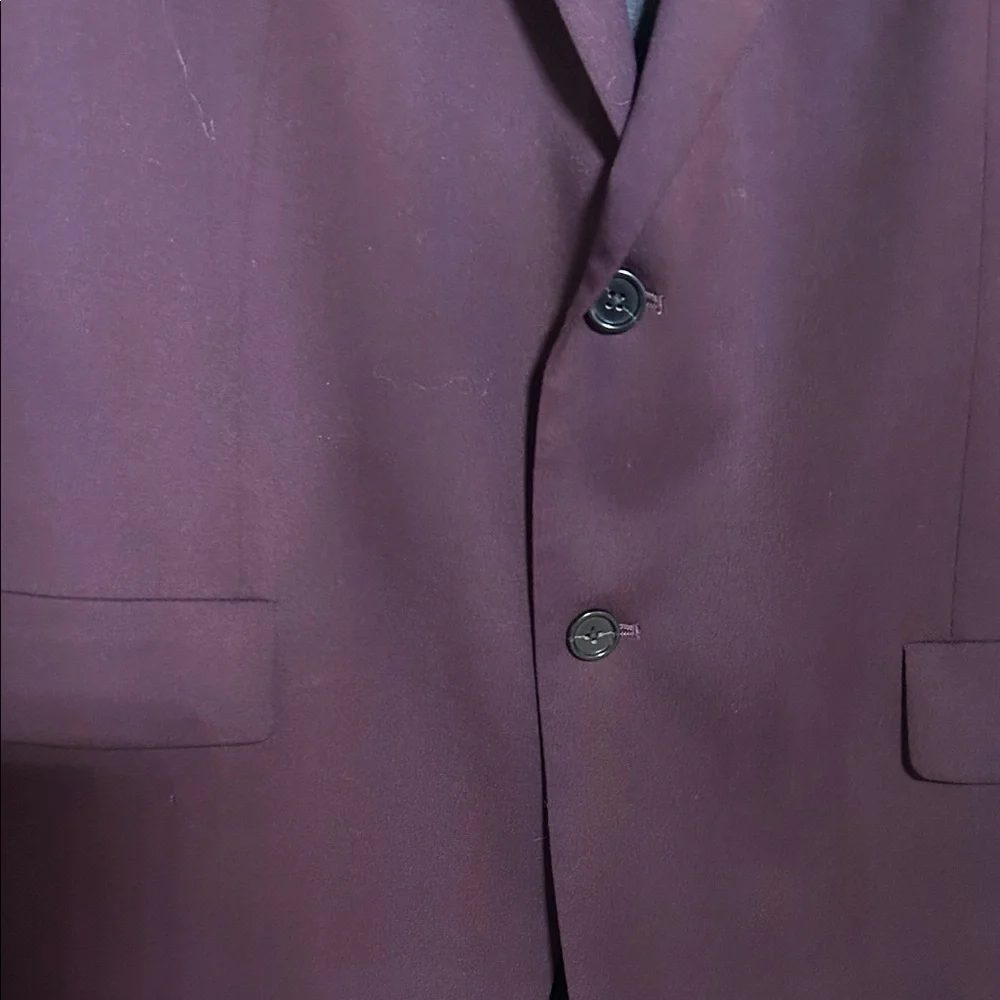 Banana Republic Men's Blazer - Deep Burgundy